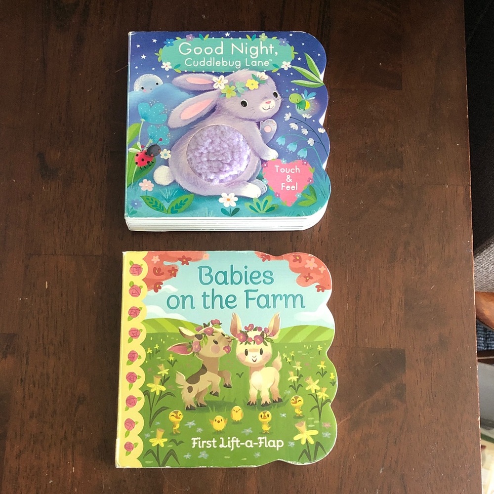 🍄 Good Night Cuddlebug Lane + Babies on the Farm Board Book Set